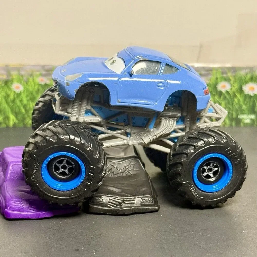 Disney Cars Mattel Custom Sally Carrera Monster Jam Truck Read Description